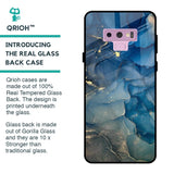 Blue Cool Marble Glass Case for Samsung Galaxy Note 9