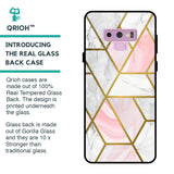 Geometrical Marble Glass Case for Samsung Galaxy Note 9