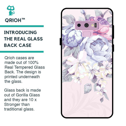 Elegant Floral Glass case for Samsung Galaxy Note 9