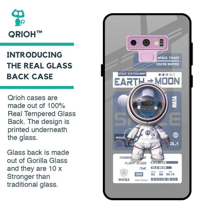 Space Flight Pass Glass Case for Samsung Galaxy Note 9