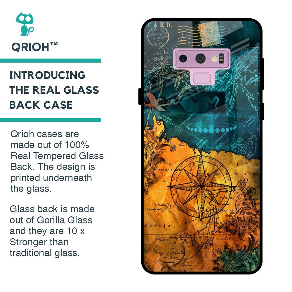 Architecture Map Glass Case for Samsung Galaxy Note 9
