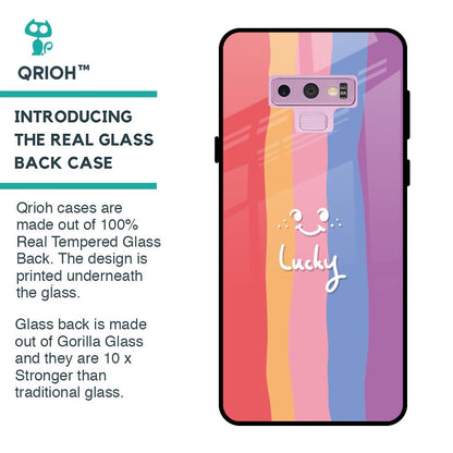 Lucky Abstract Glass Case for Samsung Galaxy Note 9
