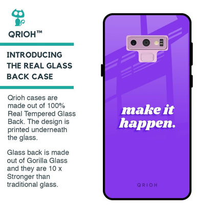 Make it Happen Glass Case for Samsung Galaxy Note 9