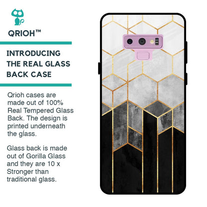 Tricolor Pattern Glass Case for Samsung Galaxy Note 9