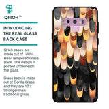 Bronze Abstract Glass Case for Samsung Galaxy Note 9