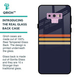 Tricolor Stripes Glass Case For Samsung Galaxy Note 9