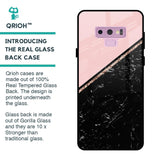 Marble Texture Pink Glass Case For Samsung Galaxy Note 9