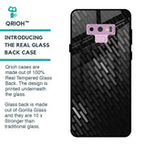 Dark Abstract Pattern Glass Case For Samsung Galaxy Note 9