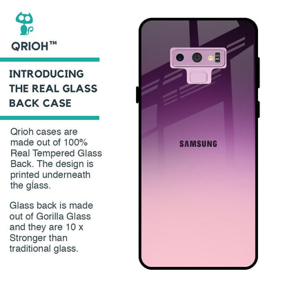Purple Gradient Glass case for Samsung Galaxy Note 9