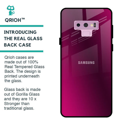 Pink Burst Glass Case for Samsung Galaxy Note 9