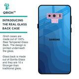 Blue Wave Abstract Glass Case for Samsung Galaxy Note 9