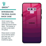 Wavy Pink Pattern Glass Case for Samsung Galaxy Note 9