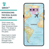 Fly Around The World Glass Case for Samsung Galaxy Note 9