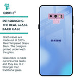 Vibrant Blue Texture Glass Case for Samsung Galaxy Note 9
