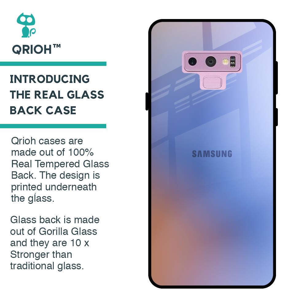Blue Aura Glass Case for Samsung Galaxy Note 9