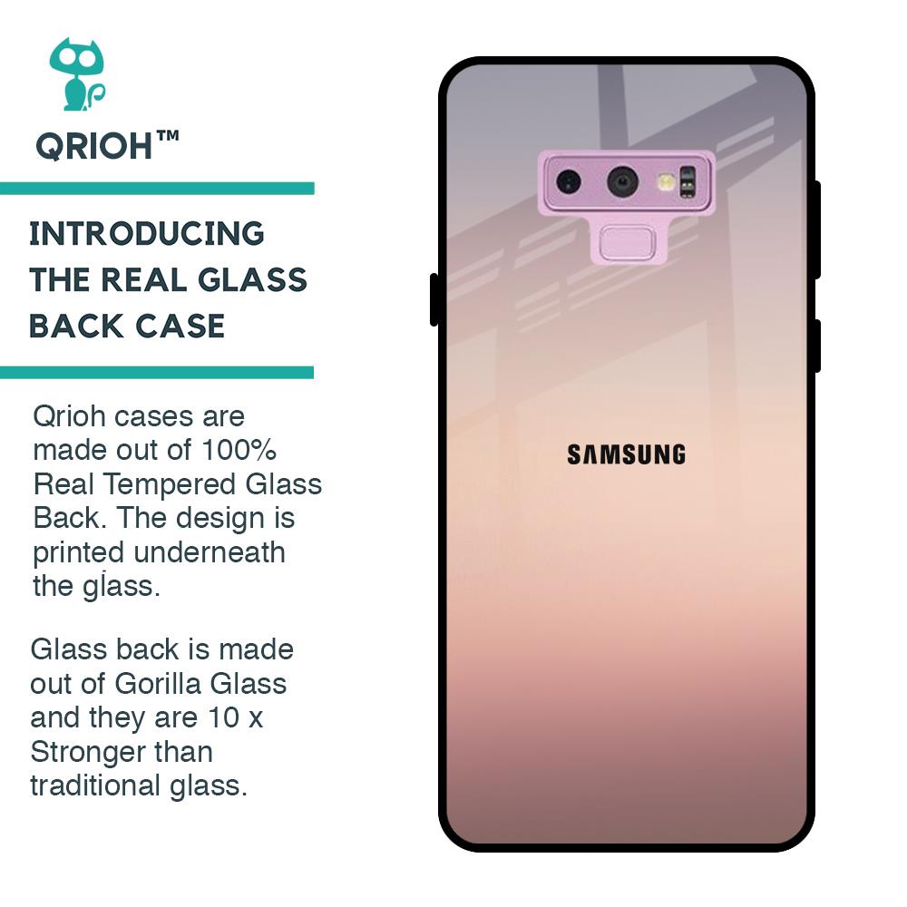 Golden Mauve Glass Case for Samsung Galaxy Note 9
