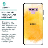 Rustic Orange Glass Case for Samsung Galaxy Note 9