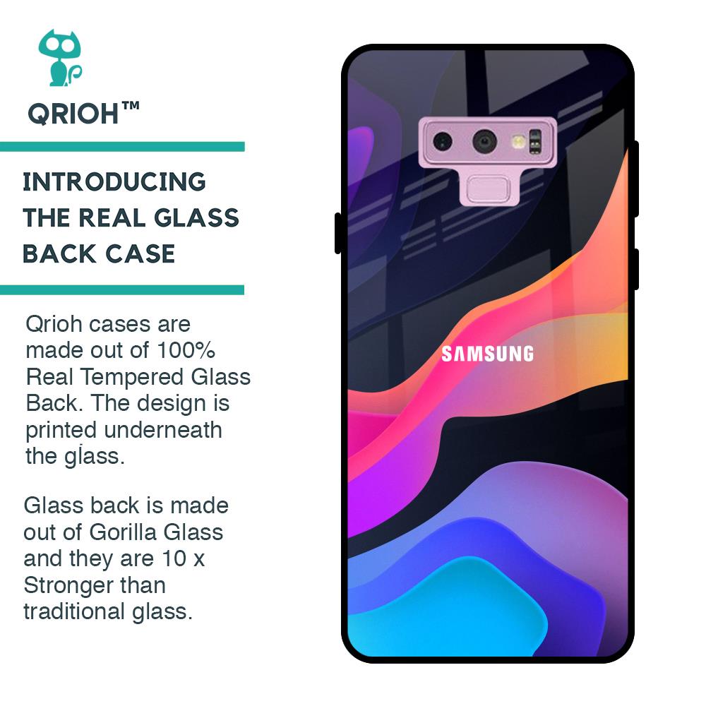 Colorful Fluid Glass Case for Samsung Galaxy Note 9