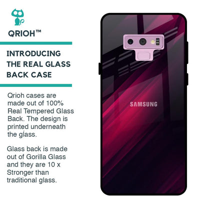 Razor Black Glass Case for Samsung Galaxy Note 9