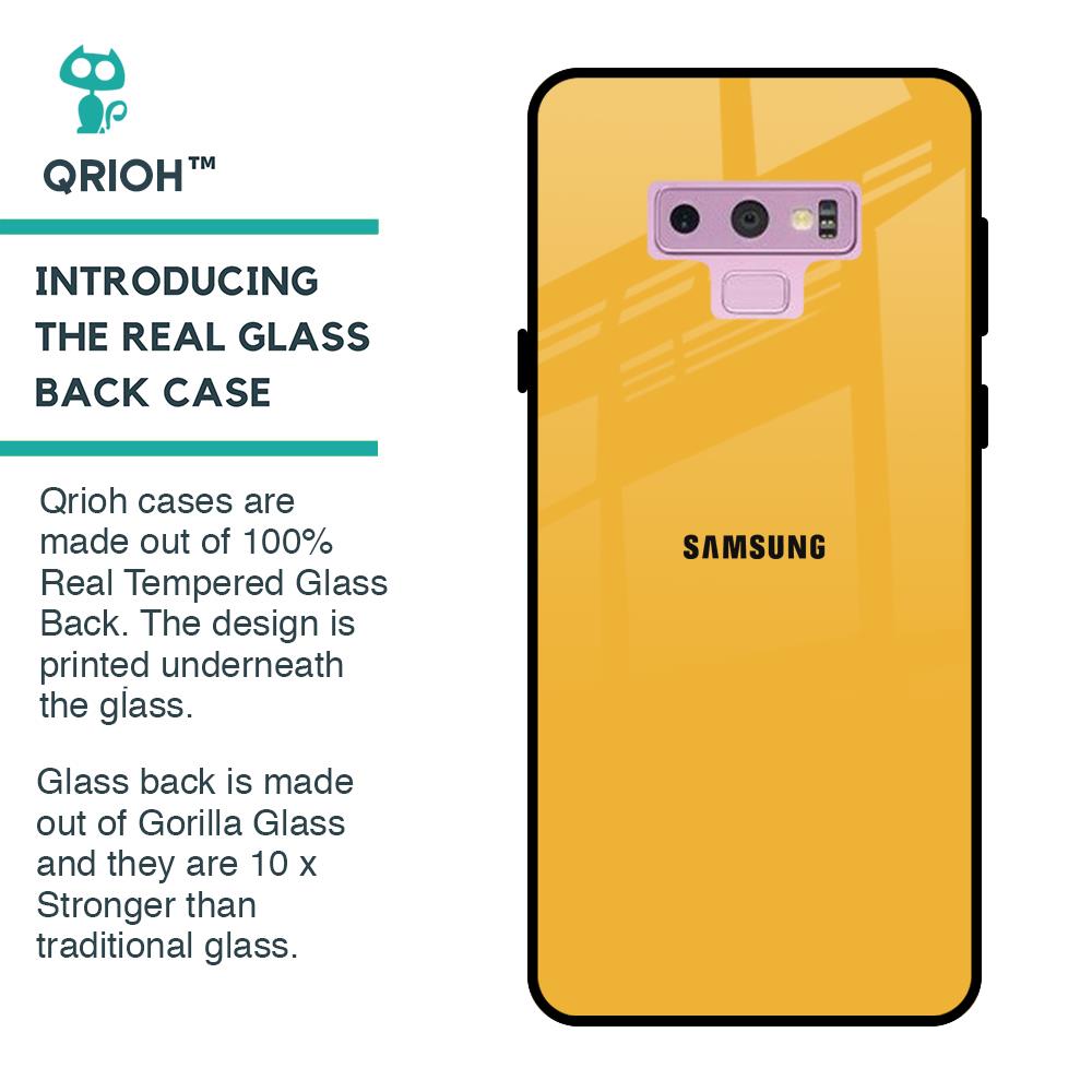 Fluorescent Yellow Glass case for Samsung Galaxy Note 9