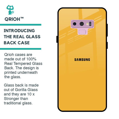 Fluorescent Yellow Glass case for Samsung Galaxy Note 9