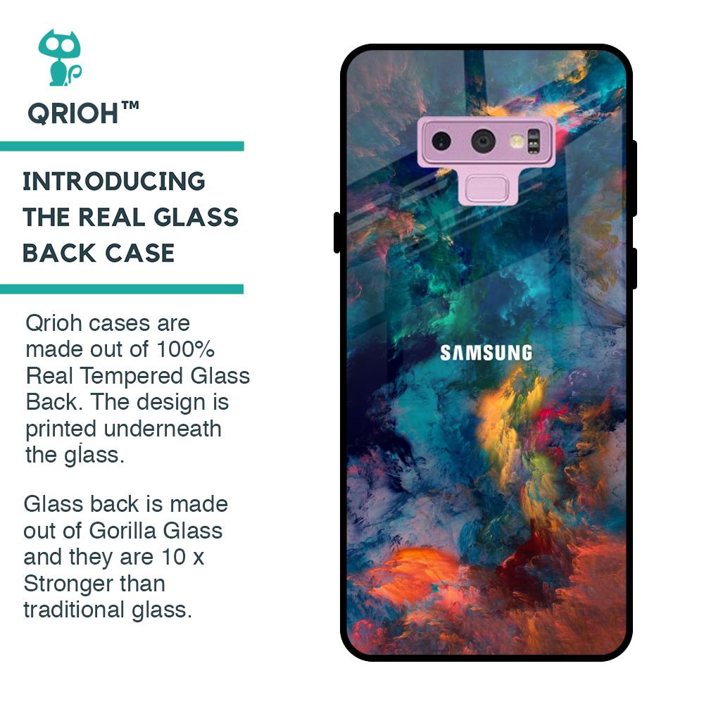Colored Storm Glass Case for Samsung Galaxy Note 9