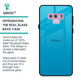 Blue Aqua Glass Case for Samsung Galaxy Note 9
