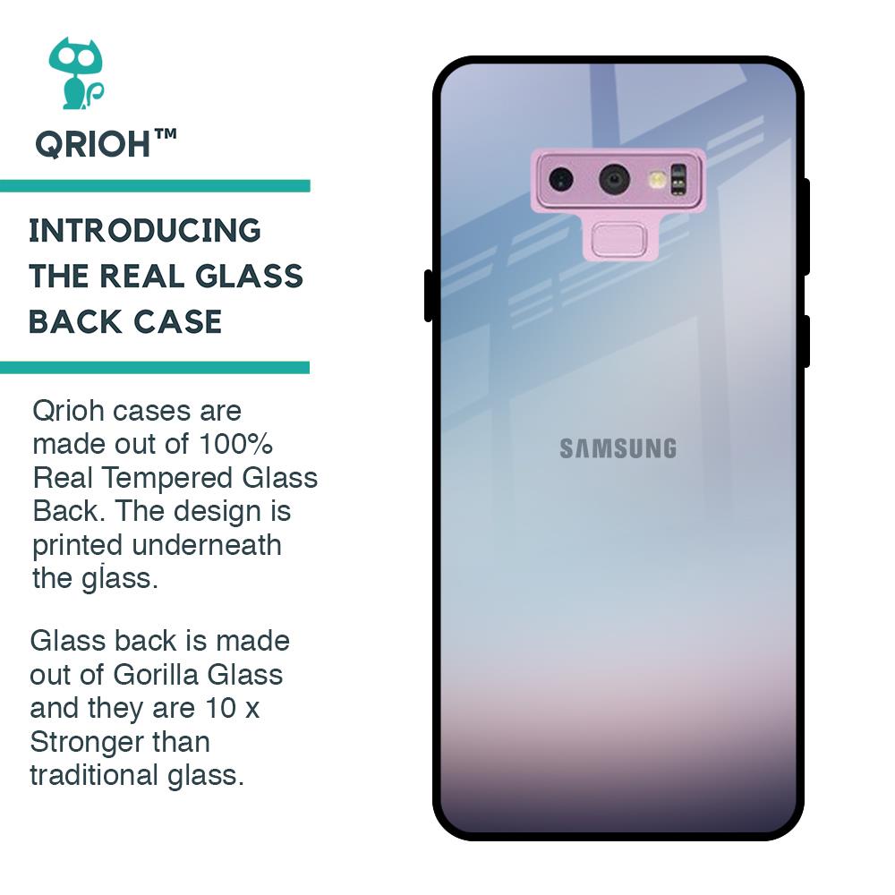 Light Sky Texture Glass Case for Samsung Galaxy Note 9
