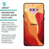 Magma Color Pattern Glass Case for Samsung Galaxy Note 9