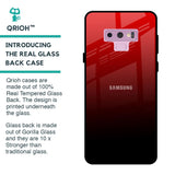 Maroon Faded Glass Case for Samsung Galaxy Note 9