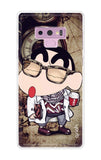 Nerdy Shinchan Samsung Galaxy Note 9 Back Cover