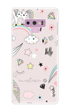 Unicorn Doodle Samsung Galaxy Note 9 Back Cover