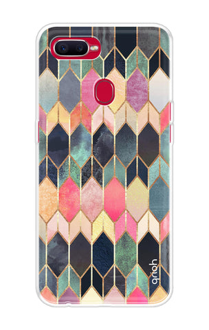 Shimmery Pattern Oppo F9 Back Cover