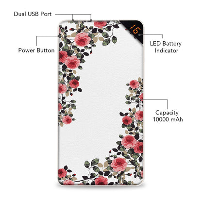 Floral French 10000 mAh Universal Power Bank
