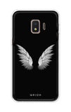 White Angel Wings Samsung J2 Core Back Cover