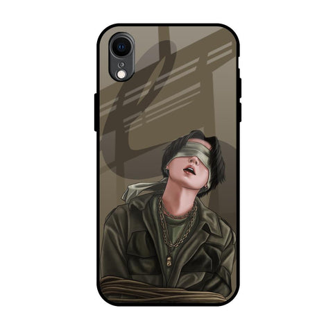Blind Fold iPhone XR Glass Back Cover Online
