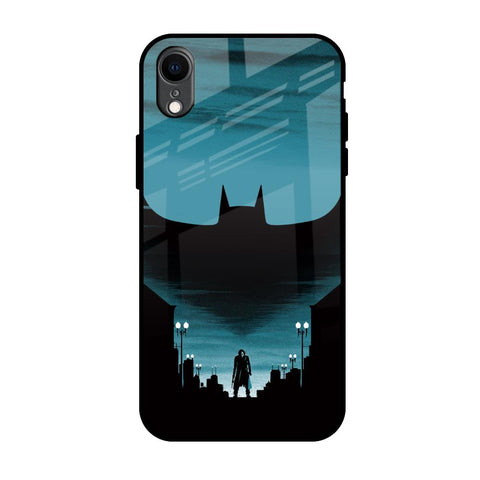 Cyan Bat iPhone XR Glass Back Cover Online