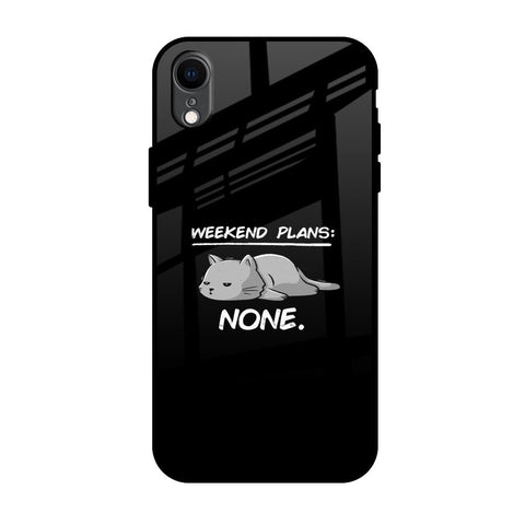 Weekend Plans iPhone XR Glass Back Cover Online