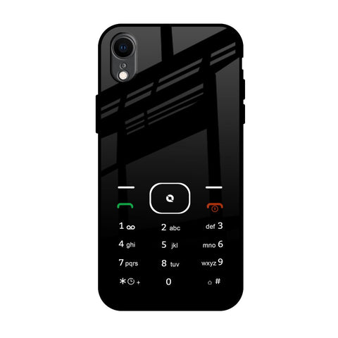 Classic Keypad Pattern iPhone XR Glass Back Cover Online