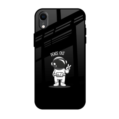 Peace Out Astro iPhone XR Glass Back Cover Online