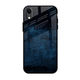 Dark Blue Grunge iPhone XR Glass Back Cover Online