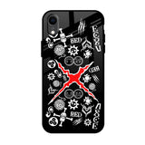 Red Zone iPhone XR Glass Back Cover Online