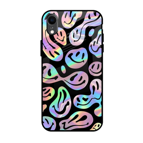 Acid Smile iPhone XR Glass Back Cover Online