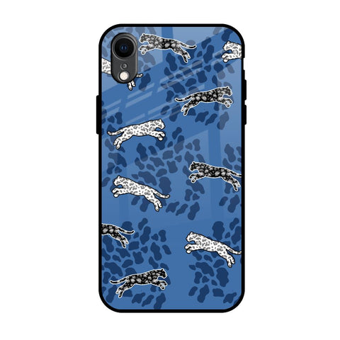 Blue Cheetah iPhone XR Glass Back Cover Online