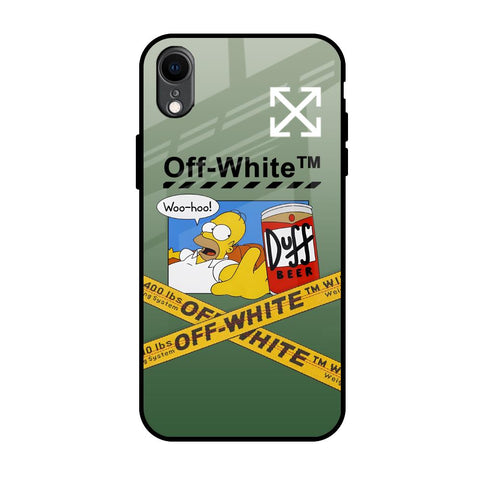 Duff Beer iPhone XR Glass Back Cover Online