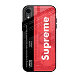 Supreme Ticket iPhone XR Glass Back Cover Online