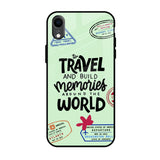 Travel Stamps iPhone XR Glass Back Cover Online