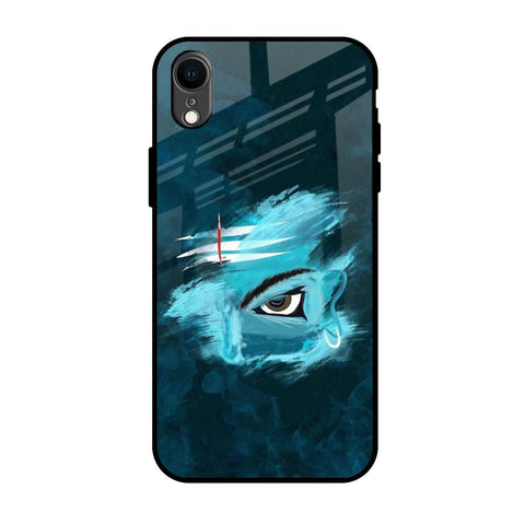 Power Of Trinetra iPhone XR Glass Back Cover Online