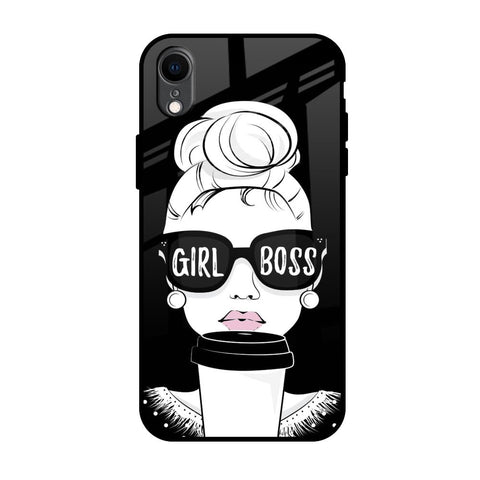 Girl Boss iPhone XR Glass Back Cover Online
