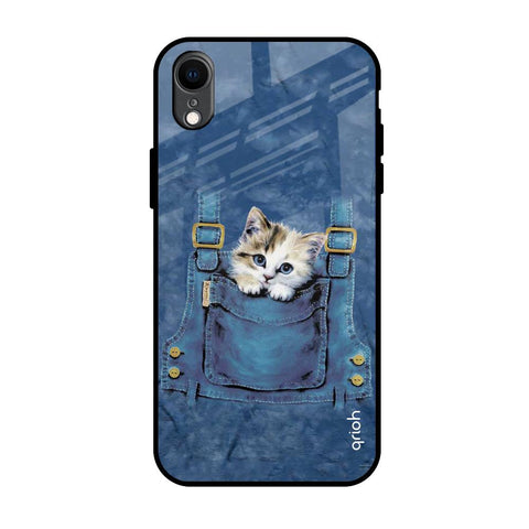 Kitty In Pocket iPhone XR Glass Back Cover Online